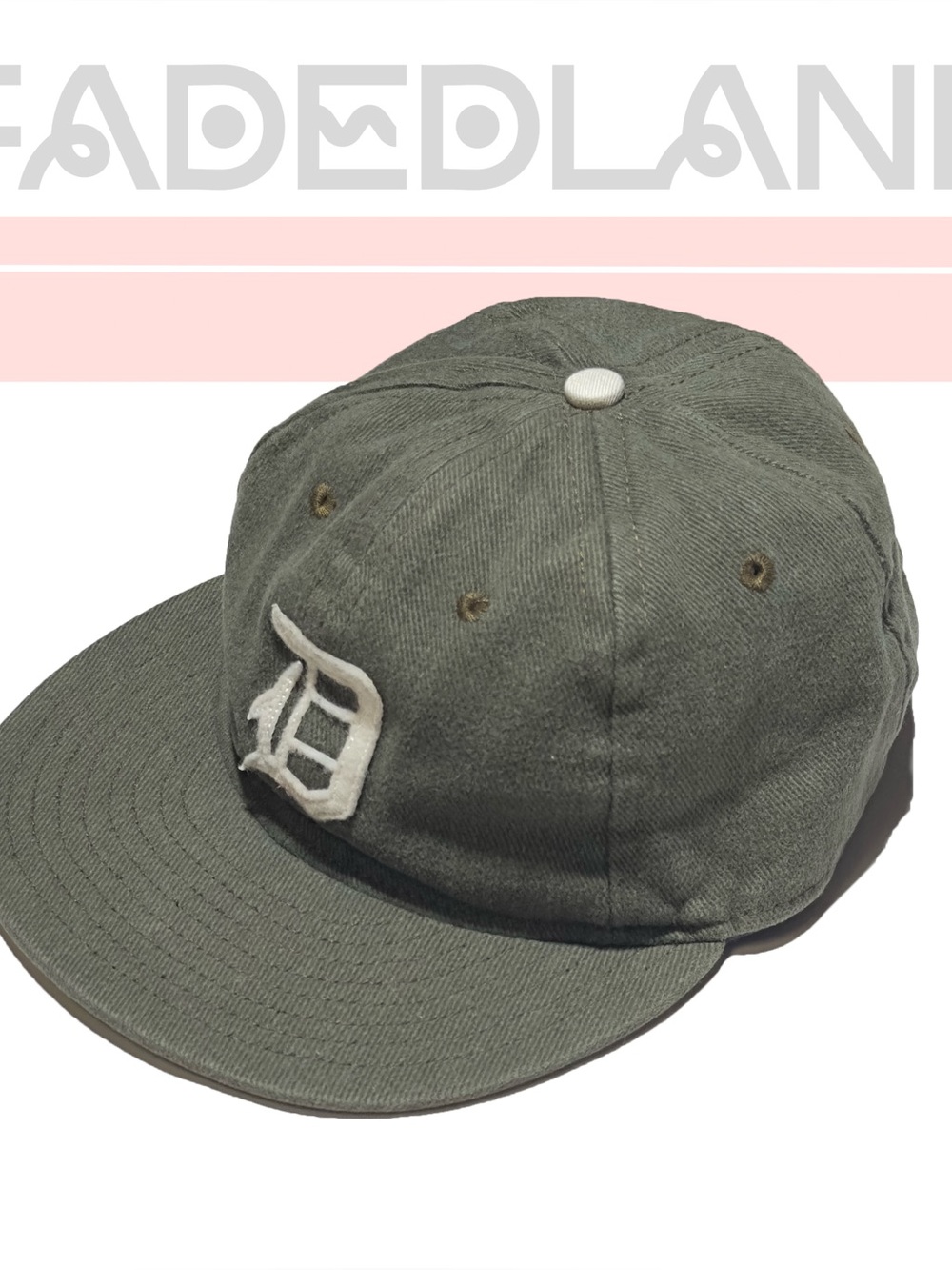 Detroit Tigers Olive Green Wool Baseball Cap